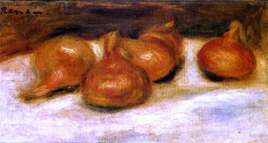  Pierre Auguste Renoir Still Life with Onions - Art Print