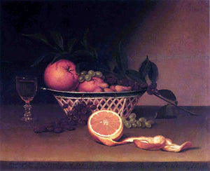  Raphaelle Peale Still Life with Oranges - Art Print