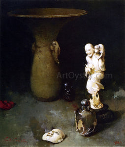  Emil Carlsen Still Life with Oriental Works of Art - Art Print
