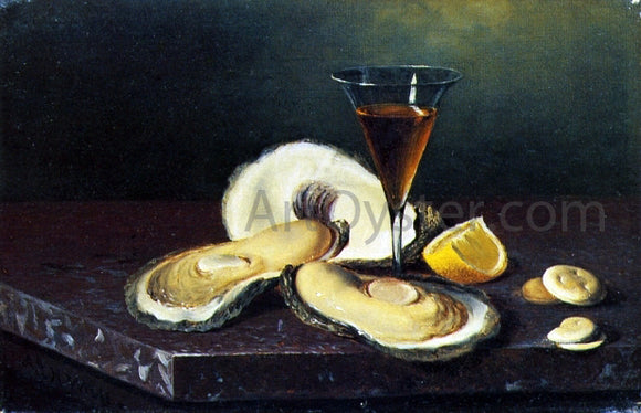  Andrew H. Way Still Life with Oysters - Art Print