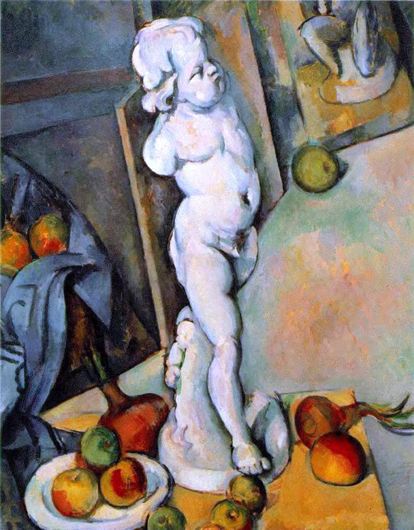  Paul Cezanne Still Life with Plaster Cupid - Art Print