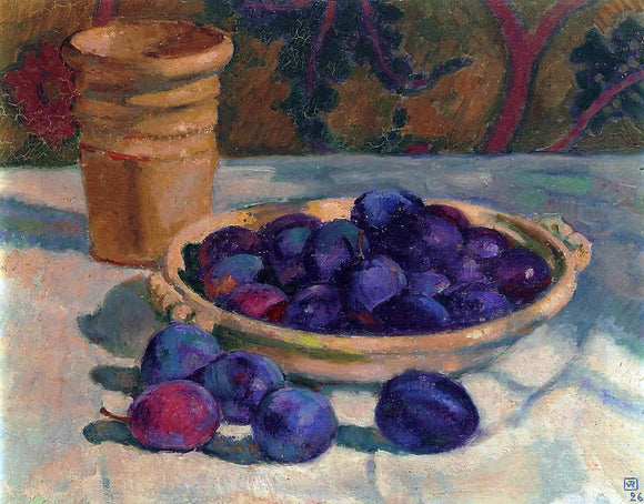  Theo Van Rysselberghe Still Life with Plums - Art Print