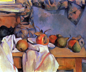  Paul Cezanne Still Life with Pomegranate and Pears - Art Print