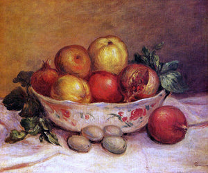  Pierre Auguste Renoir Still Life with Pomegranates - Art Print