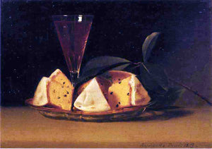  Raphaelle Peale Still Life with Raisin Cake - Art Print