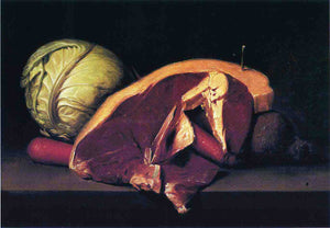  Raphaelle Peale Still Life with Steak - Art Print