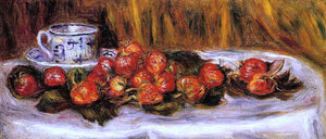  Pierre Auguste Renoir Still Life with Strawberries - Art Print