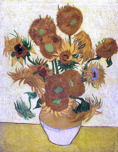  Vincent Van Gogh A Still Life with Sunflowers - Art Print