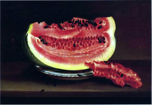  Sarah Miriam Peale Still Life with Watermelon - Art Print