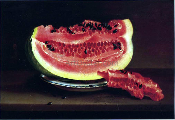  Sarah Miriam Peale Still Life with Watermelon - Art Print