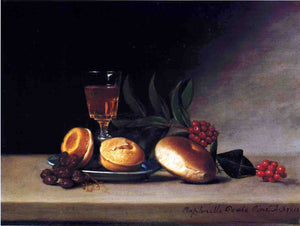  Raphaelle Peale Still Life with Wine Glass - Art Print