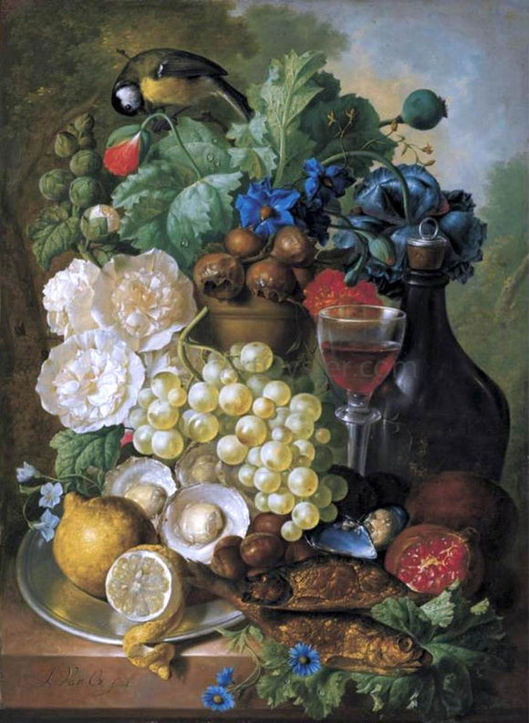  Jan Van Os Still-Life - Art Print