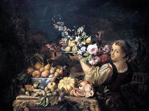  Abraham Brueghel Still-Life - Art Print