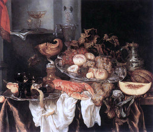  Abraham Van Beyeren Still-Life - Art Print