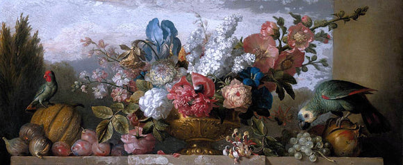  Jakab Bogdany Still-Life of Flowers - Art Print