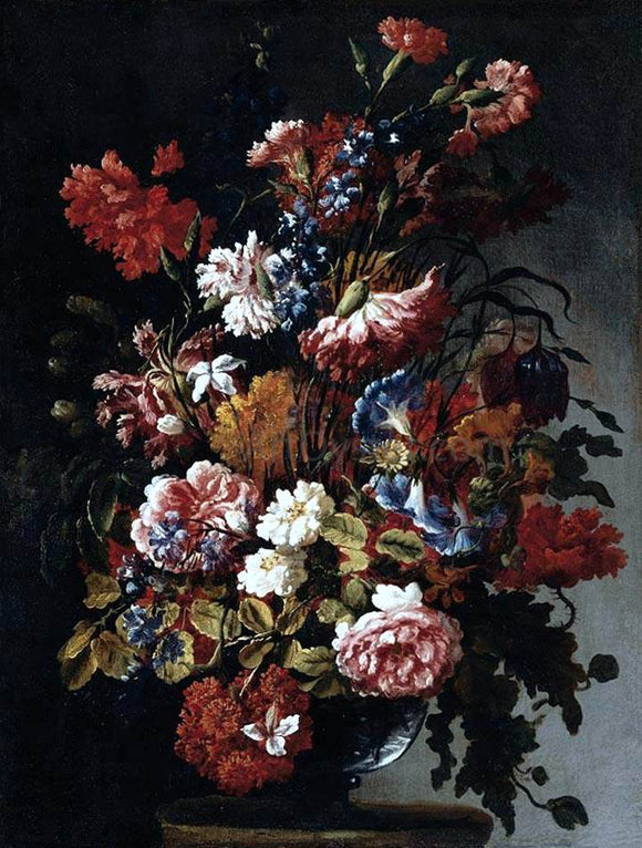  Paolo Porpora Still-Life of Flowers - Art Print