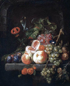  Cornelis De Heem Still-Life of Fruit - Art Print