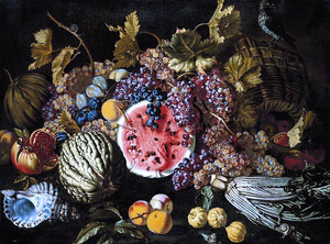  Giovanni Battista Ruoppolo Still-Life of Fruit - Art Print