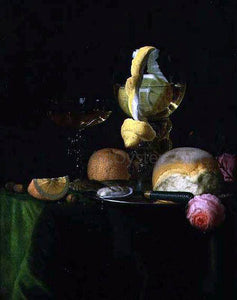  Simon Luttichuijs Still-Life with a Peeled Lemon in a Roemer - Art Print