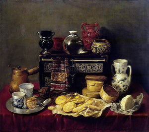  Antonio De Pereda Still-Life with an Ebony Chest - Art Print