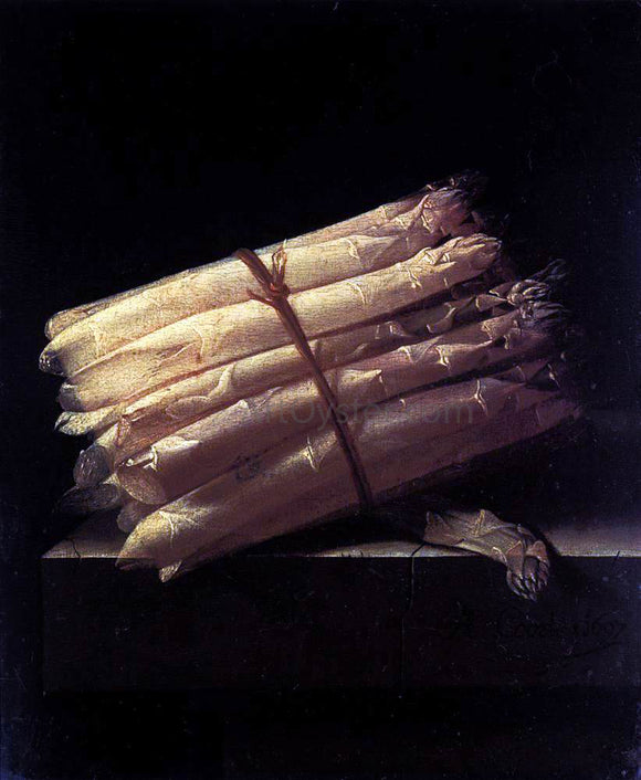  Adriaen Coorte Still-Life with Asparagus - Art Print