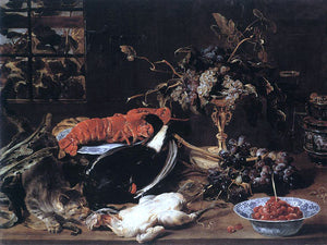  Frans Snyders Still-life with Crab and Fruit - Art Print