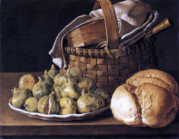  Luis Meléndez Still-Life with Figs - Art Print