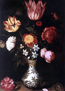  The Elder Ambrosius Bosschaert Still-Life with Flowers in a Wan-Li vase - Art Print