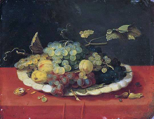  Jan Van I Kessel Still-Life with Fruit - Art Print