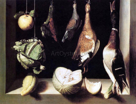  Juan Sanchez Cotan Still-Life with Game Fowl - Art Print