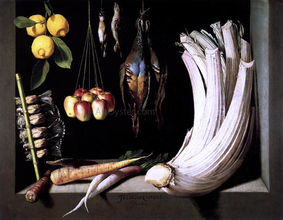 Juan Sanchez Cotan Still-Life with Game, Vegetable and Fruit - Art Print