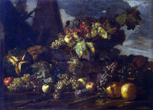  Michele Pace Del Campidoglio Still-Life with Grapes - Art Print