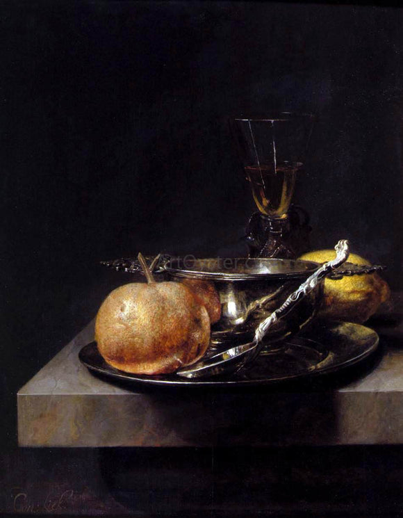  Cornelis Kick Still-Life with Silver Cup - Art Print