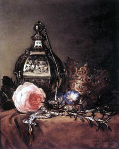  Dirck De Bray Still-Life with Symbols of the Virgin Mary - Art Print