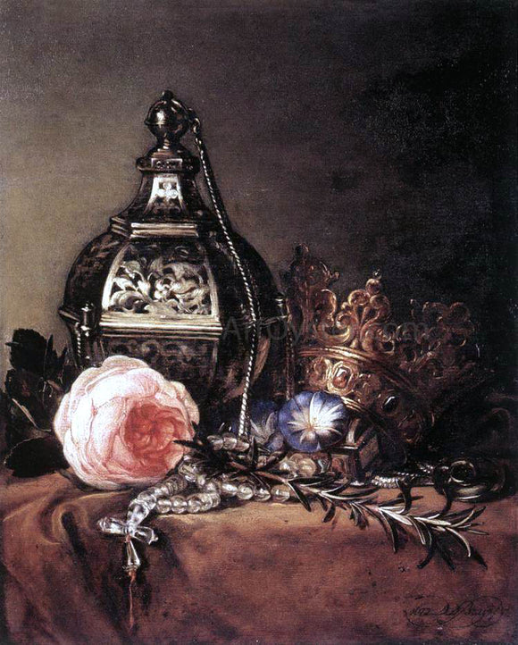  Dirck De Bray Still-Life with Symbols of the Virgin Mary - Art Print