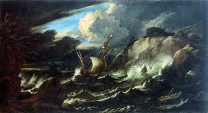 The Younger Pieter Mulier Storm at Sea - Art Print