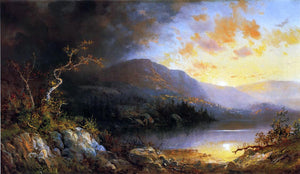  C H Chapin Storm in the Adirondacks - Art Print
