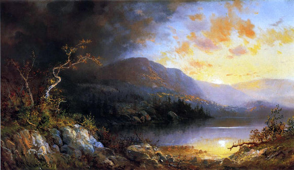  C H Chapin Storm in the Adirondacks - Art Print