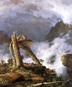  Frederic Edwin Church A Storm in the Mountains - Art Print