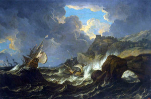  The Younger Pieter Mulier Storm in the Sea - Art Print