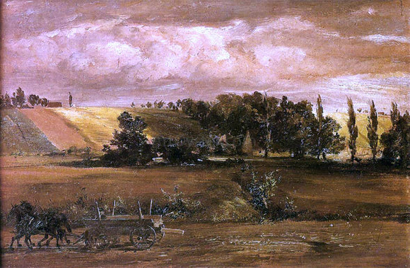  Adolph Von Menzel Storm on Tempelhof Mountain - Art Print