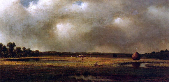  Martin Johnson Heade Storm over the Marshes - Art Print