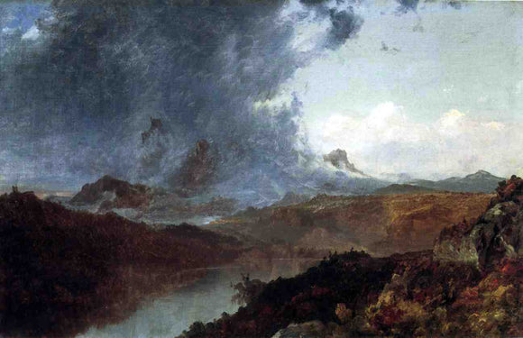  John Frederick Kensett Storm Western Colorado - Art Print