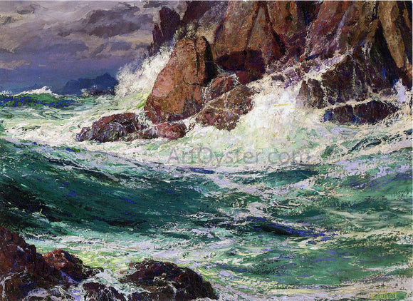  Edward Potthast Stormy Seas - Art Print