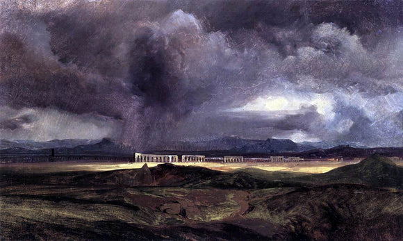  Carl Blechen Stormy Weather over the Roman Campagna - Art Print