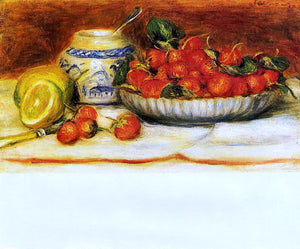  Pierre Auguste Renoir Strawberries - Art Print