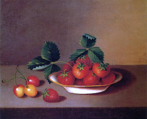  Margaretta Angelica Peale Strawberries and Cherries - Art Print