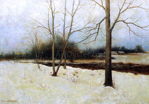  Arthur Hoeber Stream in Winter - Art Print