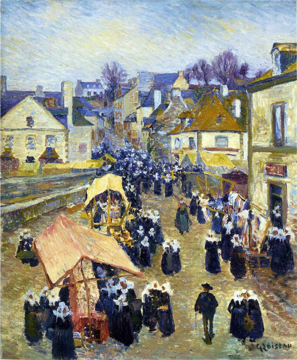  Gustave Loiseau Street at Pont Aven - Art Print