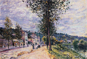  Alfred Sisley Street Entering the Village - Art Print